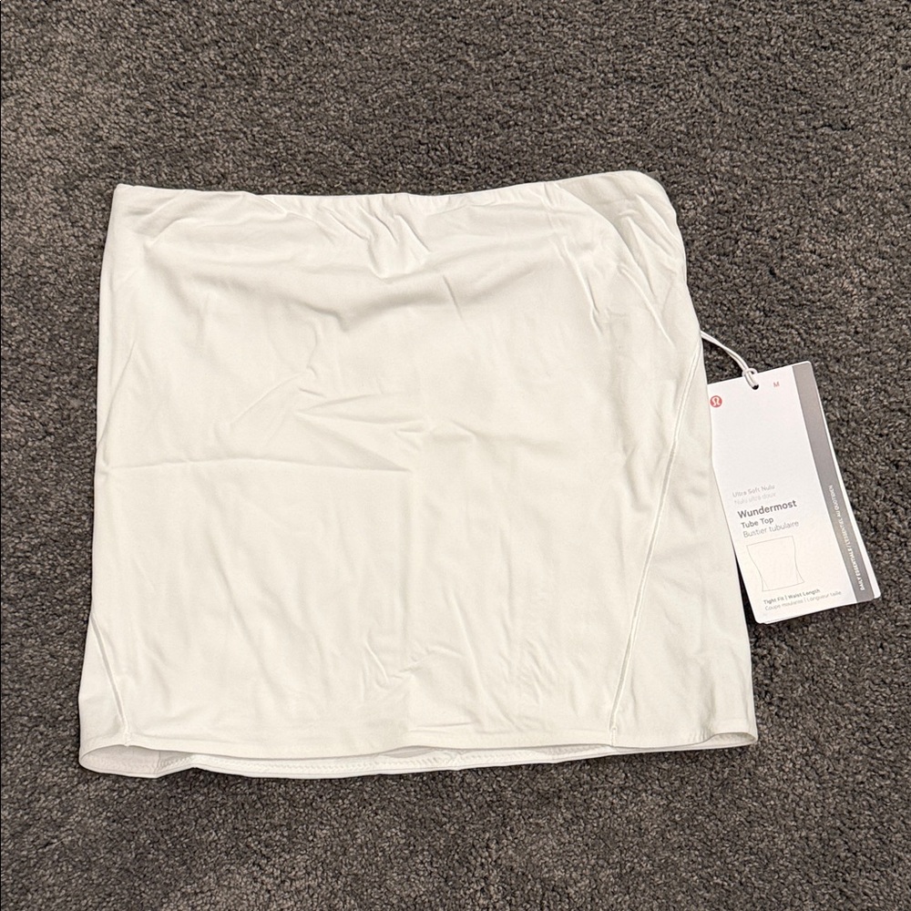 Lululemon White Tube Top